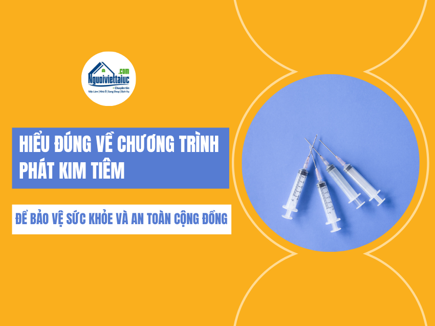 Hiểu đúng về chương trình phát kim tiêm tại Springvale